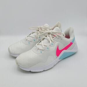Nike Legend Essential 2 CQ9545-103 Athletic Cross Training white women's size 9